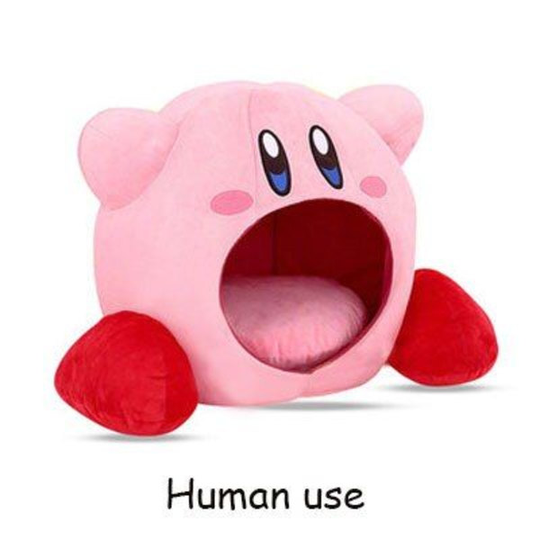 Uusi pentu lemmikki kissa ja koira pehmeä ja lämmin pesä sänky söpö Kirby pehmo pieni lemmikkitalo nukkumismatto lemmikkituote lämmin ja mukava-01