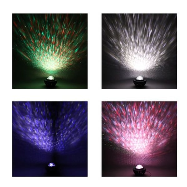 LED Starlight Projektor, Rotierende Wasserwellen-Projektionslampe,