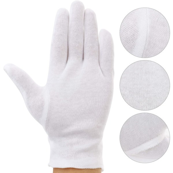 par bomulls handskar, bomull stickade handskar, fuktbeständiga