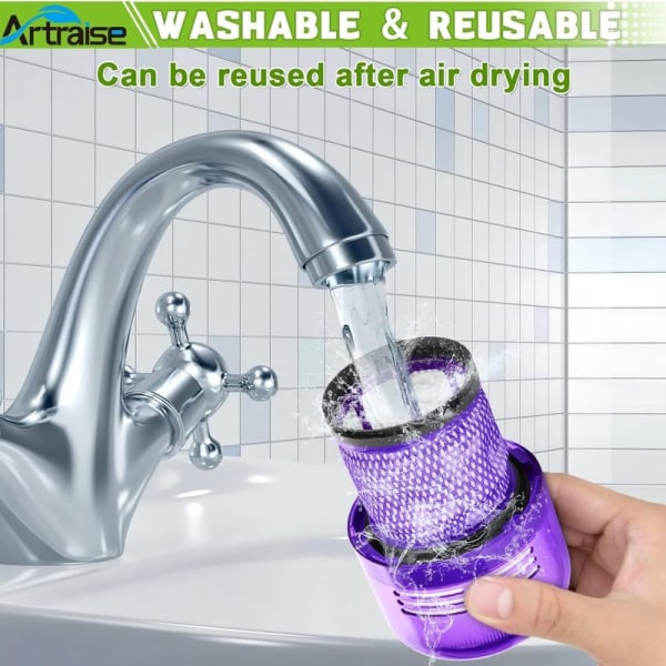 Filter til Dyson V11, 3 stk. støvfilter til Dyson V11 V15 SV14 SV22