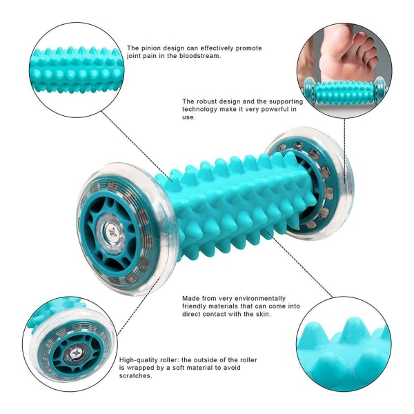 Version Fotmassage Fotmassage Rulle, Muskelrulle & Bollar Set, 0.38KG