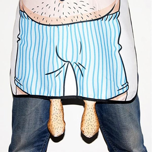 Kitchen Apron A quirky and bizarre printed apron for men's belly used for cooking and grilling