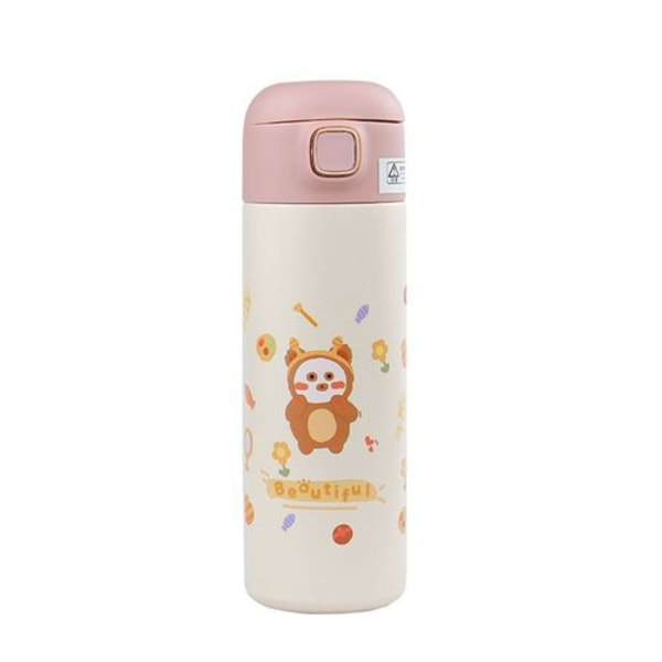 Vuotamaton lasten juomapullo, ruostumaton teräs, 420 ml, termosmuki
