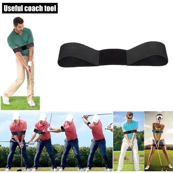 Golfswingtræner til armene/korrekt afstand/træningshjælp/svingtræner