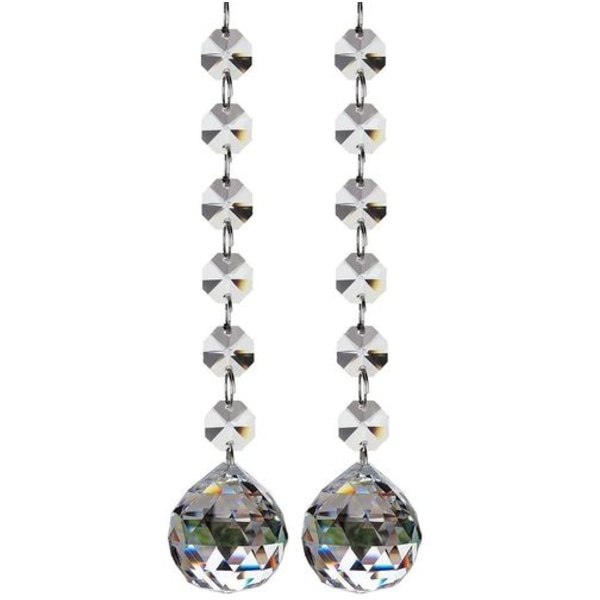 120 mm krystallglasskule lysekroner prismer anheng deler perler