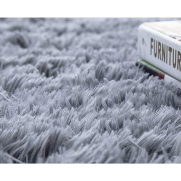 Xinyukeji. Silkeglatte tepper, fluffy tepper Anti-Slip Shaggy Be