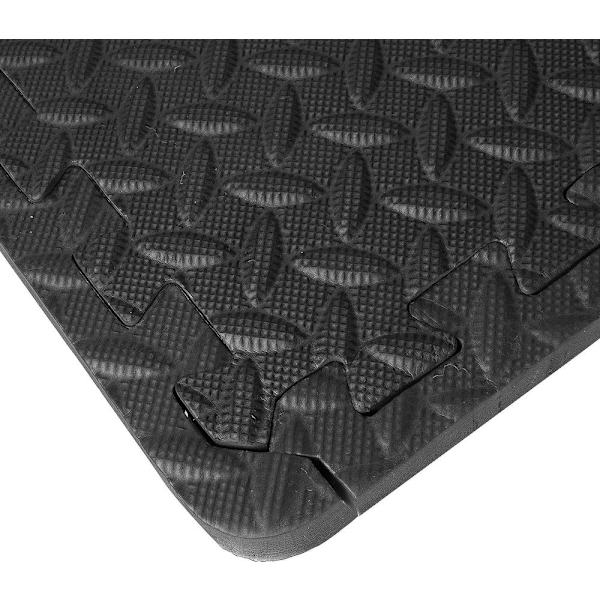 Skyddande matset EXTRA TJOckt - 2cm - Premium fitnessutrustning underlagsmatta 4 delar EXTRA