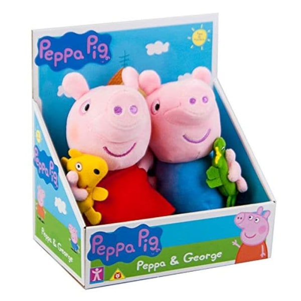 Peppa Pig og George og dinosaurer og Peppa Pig og Teddy Bear