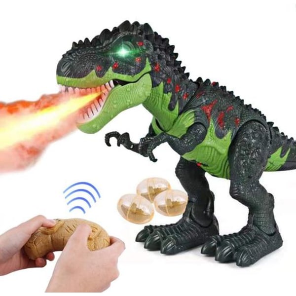 Elektrisk dinosaurie leksak barn, Tyrannosaurus Rex leksak med dinosaurie