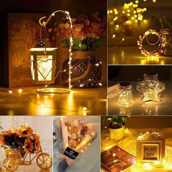 100 LED 32.8ft Fairy Copper String Lights USB Powered