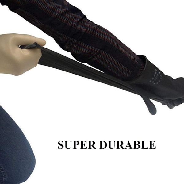 55cm Vattentäta Gummidhandskar Skyddshandskar Kemikalier Lång Syra/