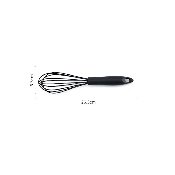2 stk. Egger-skål og Egg Raider-kolbe - Velegnet til non-stick-komfurer, grå silikone