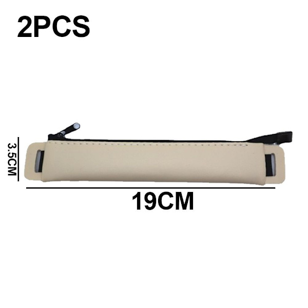 Pennfodral (2-pack) PU Läder Pennhållare Khaki