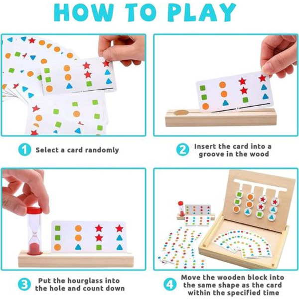 Montessori-lelut, puinen pulmapeli, lajittelulaatikko, opetuspelit - puinen pulmapeli - lajittelu