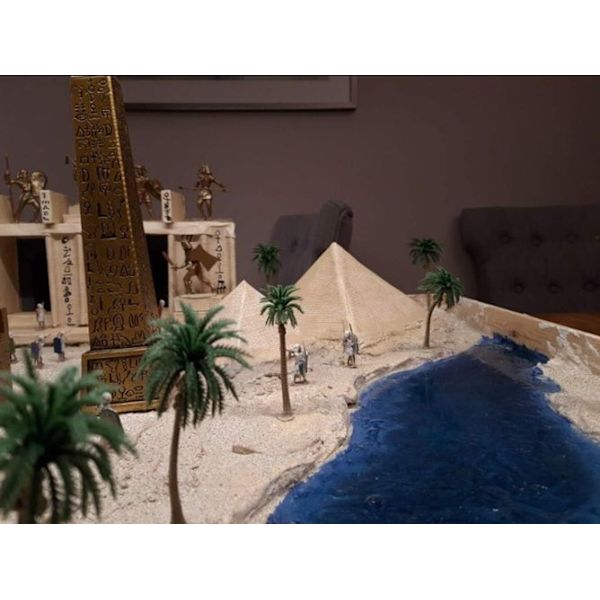 Modell kokosnöt palm landskap modell träd, plast kokosnöt palmträd