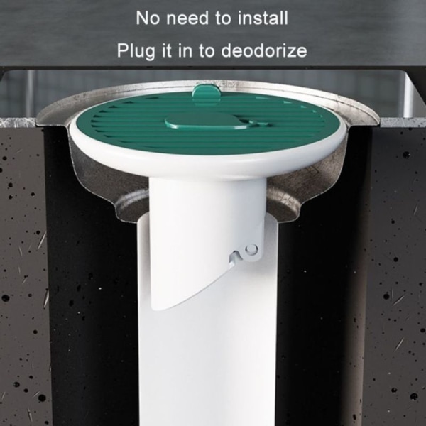 Magnetisk avloppslukt golvbrunn lock 1,45\" (Vit)