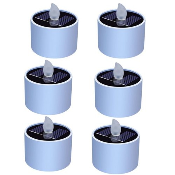Aurinkokynttilät ulkokäyttöön, aurinkokynttilät ulkona välkkyvät, aurinkoteevalot vedenpitävät