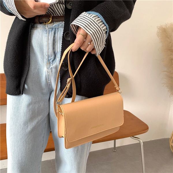 Kvinners messenger bag liten firkantet veske