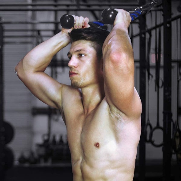 Nylon triceps reb, blå-sort, 70 cm