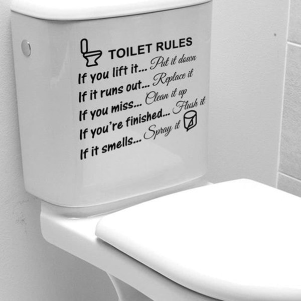 DIY irrotettavat hauskat kuvat, mies ja nainen, pesuhuone, wc, kylpy
