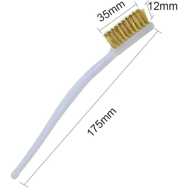 Mässingborste Stålborste Trådborste 3D-skrivare Rengöringssats Liten