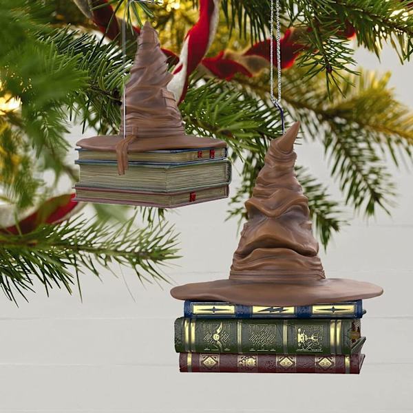 1 stk. Harry Potter Sorteringshat Ornament med Lyd og Bevægelse,