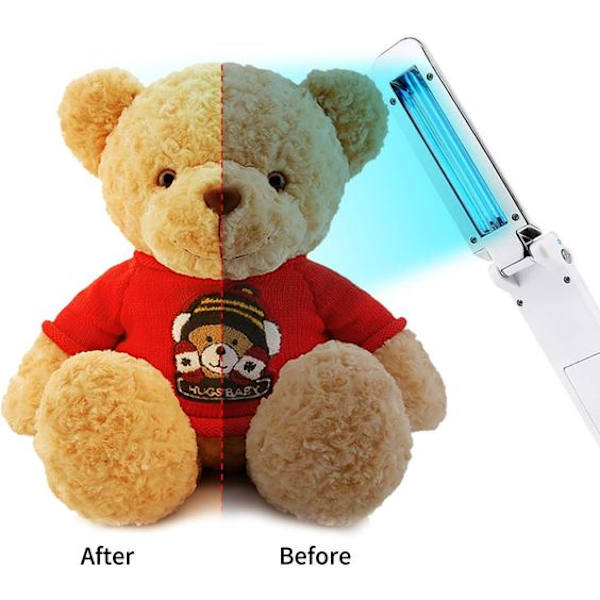 UV-lampe, bærbar UV-lampe, UVC-lampeeffekt opptil 99%, UV-mobilrenser USB
