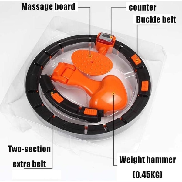 Hula Hoop med automatisk räkning, justerbar bantningsövning