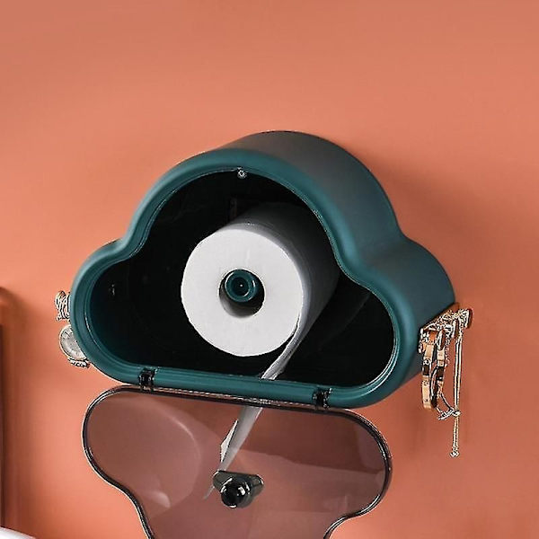 Vægmonteret toiletrulleholder, selvklæbende