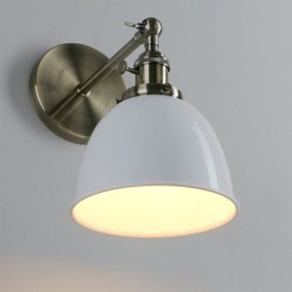 Moderne taklampe halvcirkel mini med hvit metallskjerm
