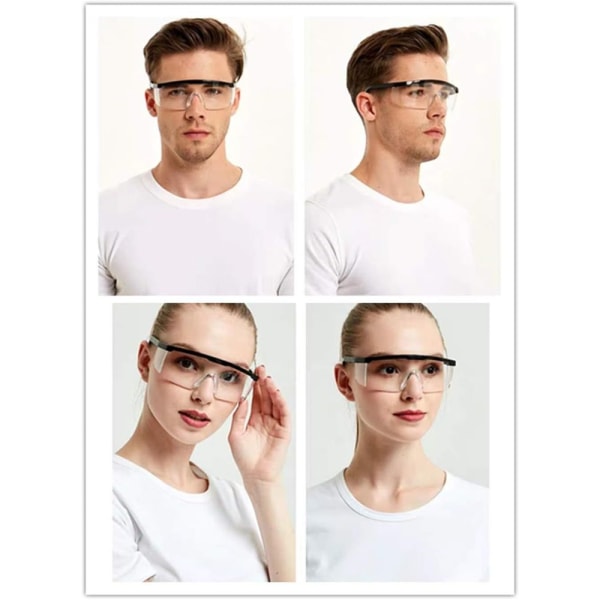Vernebriller, fullsynsbriller, justerbare overbriller, slipebriller for personer som bruker briller