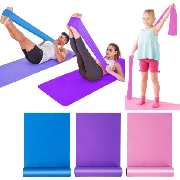 Treningsbånd gymnastikkbånd lange treningsbånd motstandsbånd