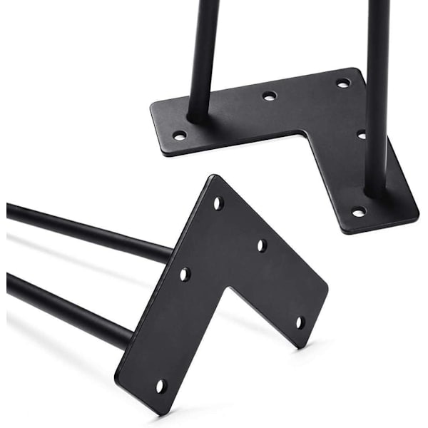 Bordben 4 tommer sæt med 4, DIY møbler metalbordben perfekt til