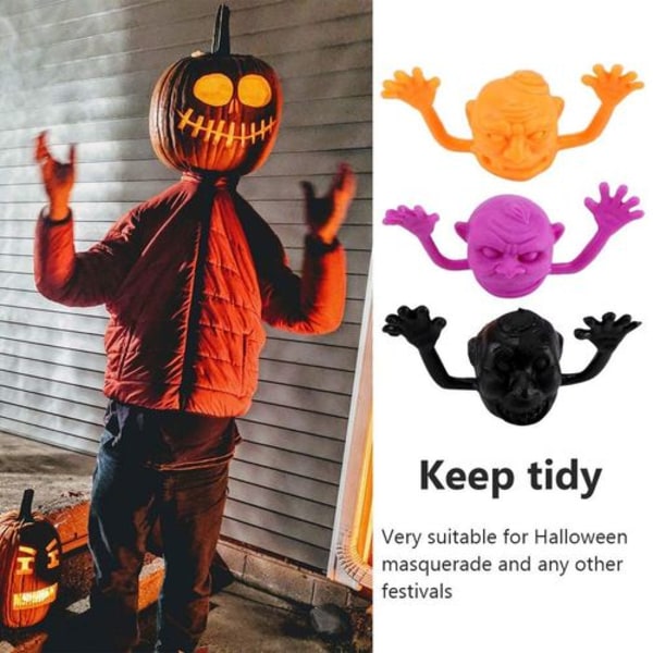 Fingerdockor, Halloween kreativa fingermössor spökhuvud fingerrekvisita