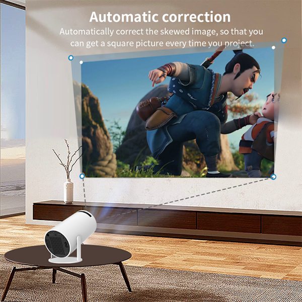 Projektor 4k Android 11 Dual Wifi6 200 Bt5.0 1080p 1280*720p Vit