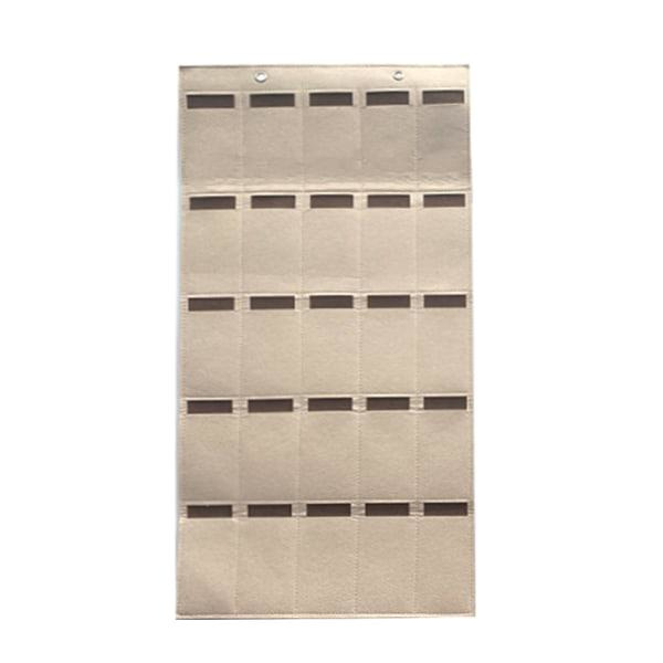 Vægmonteret opbevaring til briller Khaki 70x40 cm