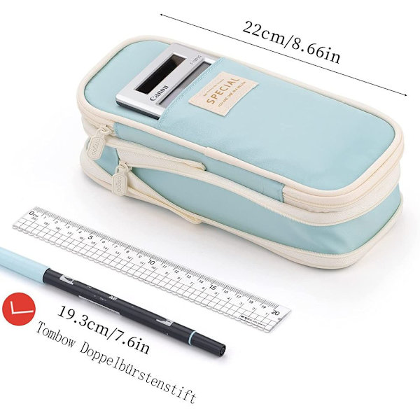 Easthill Suuri Kapasiteetti Kynäkotelo Suuri Kynäpussi Stationery Pen Bag