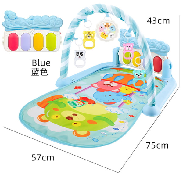 Baby Music Activity Gym Matte Pedagogisk Leke