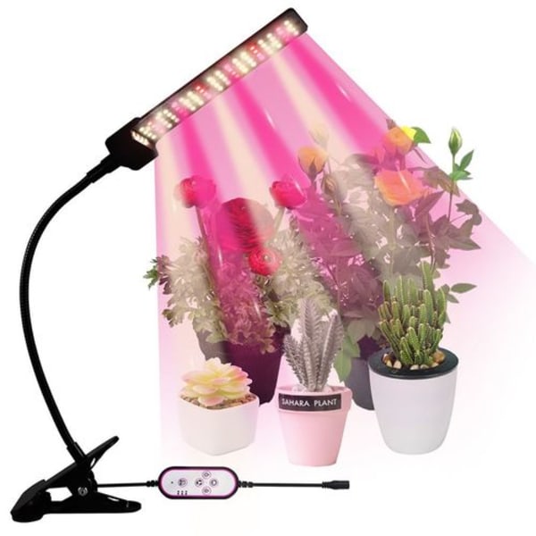 Fuld spektrum LED plantelampe 3 lystilstande plantelys drivhus