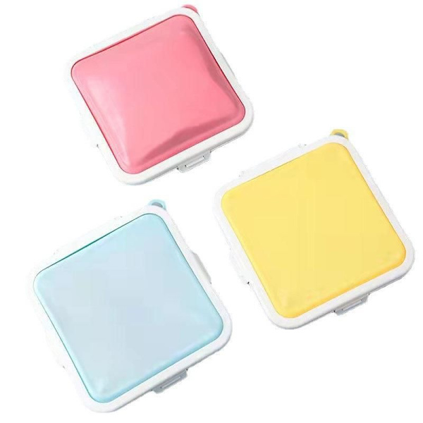 Sandwichbrød Opbevaringsboks (Pink), Bærbar Silikone Madkasse, Varmeforseglelig