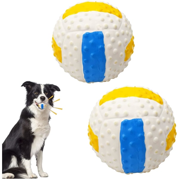 2 st hundboll leksak pipboll hundar pipboll tugga