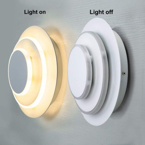 15W LED-væglampe, 350° justerbar væglampe, aluminium vægspot