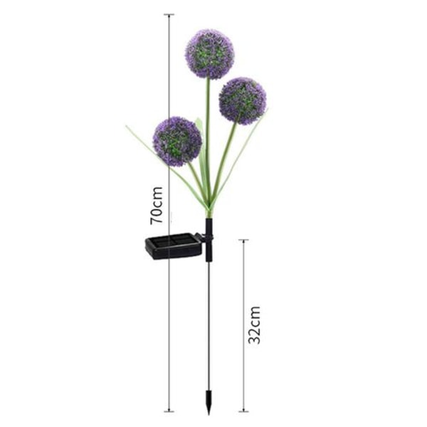 Pack Solar Garden Stake Lights, Outdoor Solar Lights in Dandelion Flower