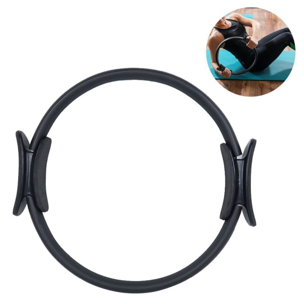 Pilates Ring - Magisk Fitness Ring Udstyr - Sports Træningsudstyr til Hjemmet Sort