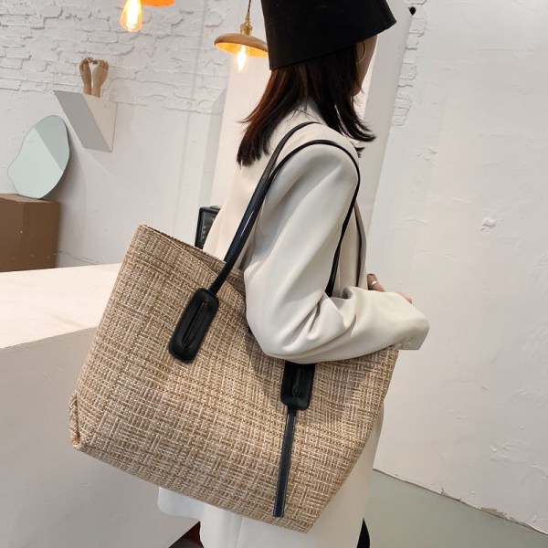 Women's Bags Large Capacity Woven Shoulder Bag Handbag Tote Bag