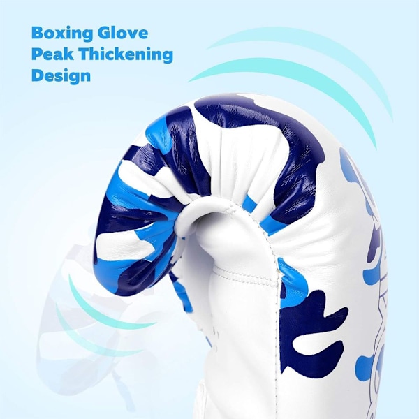 Barnboxningshandskar Taekwondo Muay Thai Träningssandsäck - Sandsäck Boxning Blå
