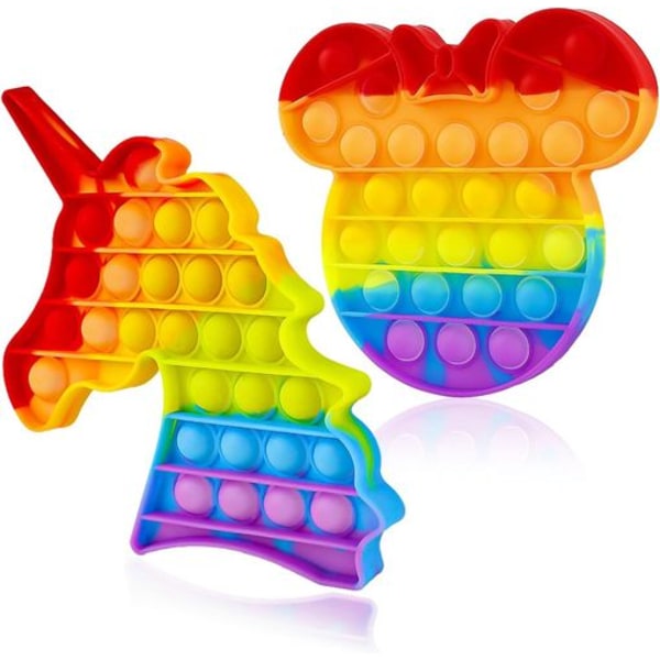 Paket med Pop Bubble Push Fidget, Popits Poppit Popper Poppit