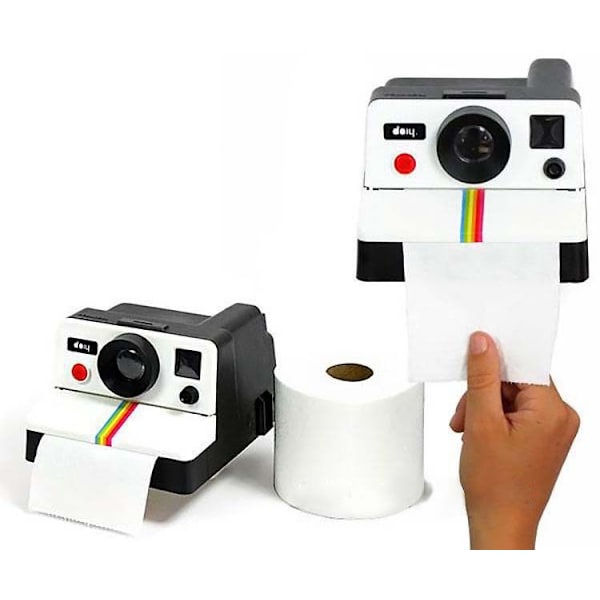 Retro Kreative Kameraformet Toalettpapirrullholder Tissue Box-deksler