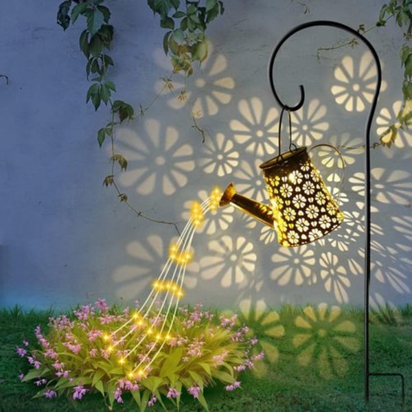 Solar vannkanne Garden LED-lys, Star Shower Garden Solar Light