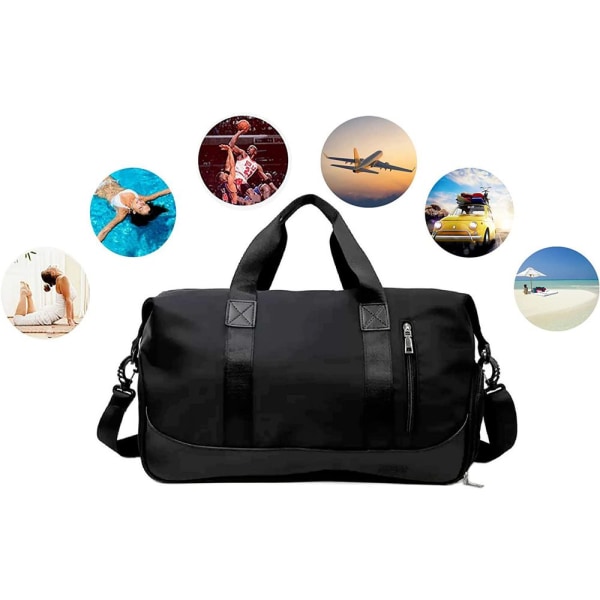 SOLOAD Sports Bag til mænd og kvinder Weekender Carry On Workout Travel Bag